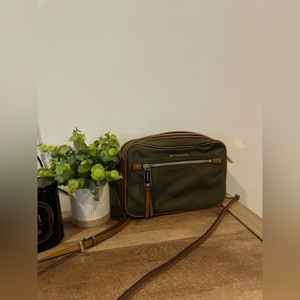 Michael Kors Green Belt Bag Chic and Functional